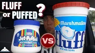Marshmallow Fluff&reg;  VS Jet-Puffed&reg; Marshmallow Creme!&reg; ☁️🆚✈️☁️