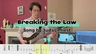 [013] Judas Priest - Breaking the Law gurtar cover with tab