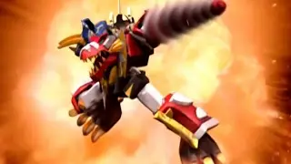 Power Ranger Dino Trueno | Primera Transformación en el Thundersaurus Megazord