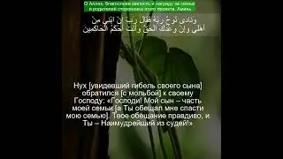 Коран Сура Худ | 11:45  | Чтение Корана с русским переводом| Quran Translation in Russian