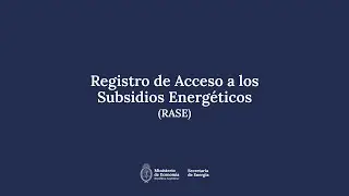 Inscripci&oacute;n al Registro de Acceso a los Subsidios Energ&eacute;ticos