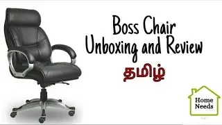 Boss Chair Unboxing,Review& Assembly In Tamil |Office Chair High Back Support Boss Chair/Study Chair