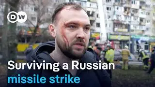 Kyiv residents tell DW how they survived a Russian missile strike on their home | DW News