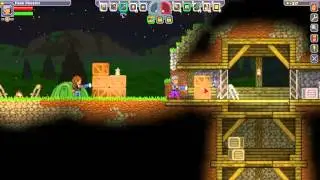 Starbound with Ari - Episode 1 - DEMONIC AXE!!!!!