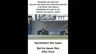 Biggest Crash in F1 2021 #shorts #f1 #maxverstappen #lewishamilton
