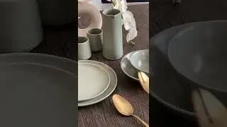 Simplistic elegance 👌 #aestheticvideo #dinnerware #homedecor #mykitchen #unboxing