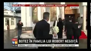Botez in familia lui Robert Negoita
