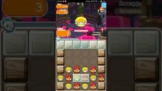 Pok&eacute;mon Shuffle - Scraggy S Rank (Puzzle). Stage 376.