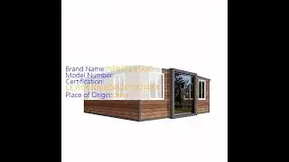 20ft Expandable Container House Fast Modern Living