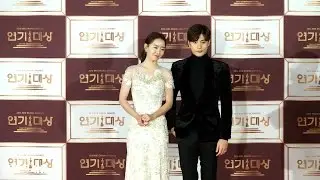 [직캠] 161231 KBS 연기대상 레드카펫 - 신혜선 성훈 4K
