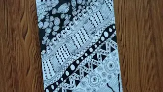 Zentangle Art | Raman Art Gallery | Creative Art | Zentangle Art | Pattern | Speed up Tutorial |