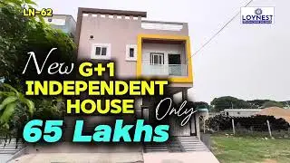65 Lakhs New G+1 Independent House near LB Nagar