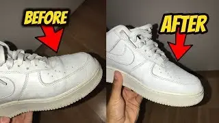 How To Remove Creases Out Of Nike AirForce 1's (FASTEST WAY!)