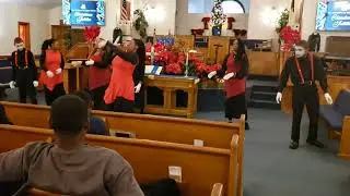 Kirk Franklin ~Now Behold the Lamb ~ Christmas Praise Dance and Mime 