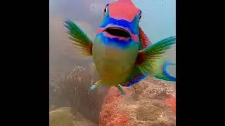 Coral City Camera | Stoplight Parrotfish Hello | 5.5.25