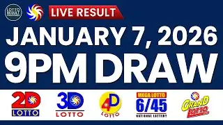 LIVE 9PM PCSO LOTTO RESULTS TODAY JANUARY 7, 2026 | SWERTRES EZ2
