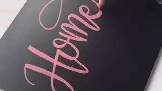 Rose gold handwriting - Nanoart