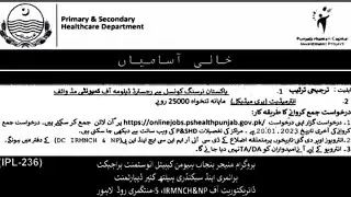 Punjab Human Capital Investment jobs 2023 Female Caretaker Maid
