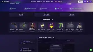SKİNLAND HOW TO SELL UR İTEMS ALSO HOW TO BUY SKİNS !THE BEST TRADING SITE ! Skinland PromoCode 2025