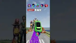 🔥KPOP Demon Hunters🔥🎮 BeamNG DRIVE🎮 Car Jump Challenge🔥