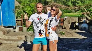 30.06.2022 г. Едем в село. Купаемся на ставке.