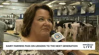 Dairy farmers pass on teachings to the next generation