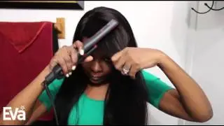 Straight Full Lace Human Hair Wig with Bangs sk008 | Evawigs.com