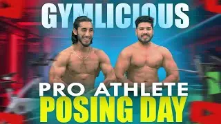 “GYMlicious 🔥 Pro Athletes Posing Like Gods”