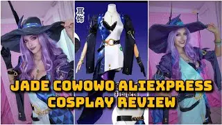 Jade Honkai Star Rail cosplay unboxing review COWOWO Store on Aliexpress