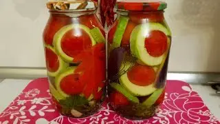 ВЫ ОБАЛДЕЕТЕ КАК ЖЕ ЭТО ВКУСНО!!!!ВСЕ ПРОСЯТ РЕЦЕПТ!!!ПОМИДОРЫ В КАБАЧКАХ САТУРН!!!