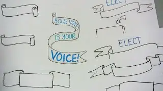 DIY Voter Postcards 002: Billowing Banners