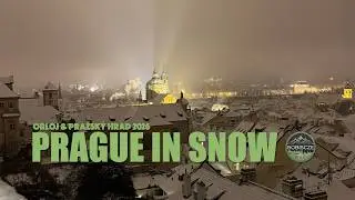 Kouzeln&aacute; zimn&iacute; noc v Praze (Prague): Od Orloje až na Pražsk&yacute; hrad (4K)