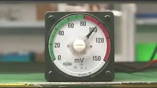 Classical LS-80 DC150mV Color Scale Wide Angle Mini Analog DC Panel Mount Voltmeter