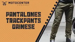 Pantalones de moto TRACKPANTS de Dainese: seguridad y comodidad
