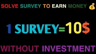 Complete survey to earn money 🤑|without investment daily payment|withdrawal in jazz cash