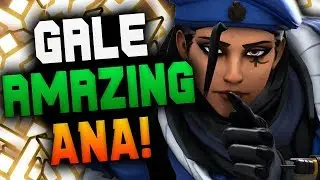 Ana Dominating Season 18 - Gale! 4387 SR! [ OVERWATCH SEASON 18 TOP 500 ]