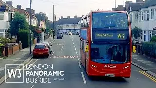 London Bus Ride | Route W3 | Finsbury Park to Northumberland Park in the beautiful milky morning