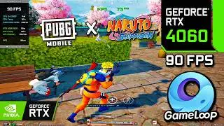PUBG MOBILE × NARUTO | 90 FPS HDR Emulator PC Gameloop Gameplay 2026 (iPad View)