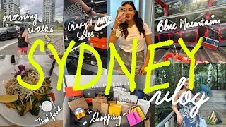 VLOG 3: Day 1 in SYDNEY!! 🇦🇺🎢 | Exploring Blue Mountains, eating thai & more ☺️✨| Rashi Shrivastava 