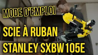 🎥💪 Démo Ultime de la Scie à Ruban Métal Stanley SXBW105E ! ⚙️✂️