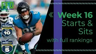 Week 16 Start Sit Show
