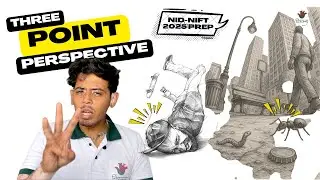 Learn how to make 3 Point Perspective || NID - NIFT Preparation Series 2025 || ft. Artist yash singh