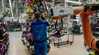 AyTec Mensch Roboter Kollaboration Wandlerverschraubung