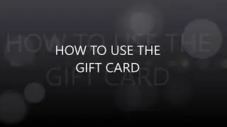 #SecondLife  HOW TO USE THE GIFT CARD. TUTORIAL VIDEO