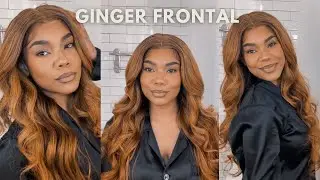 Spicy Ginger Frontal Wig Install Featuring Julia Hair