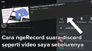 Tutorial rekam suara discord tanpa bantuan alat apapun 100%android