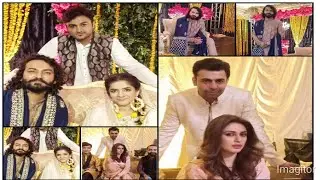 Qasim Ali Mureed And Sadia Jabbar&rsquo;s Mehndi Pictures || Im Poet