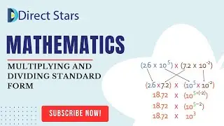 Direct Stars Maths Multiplying and Dividing Standard Form