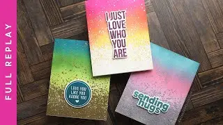 LIVE REPLAY - Fun & Easy Emboss Resist Cards!