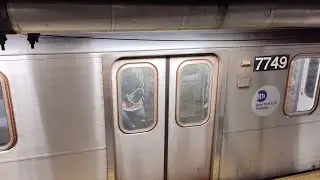 NYC Subway R142A (4) trains ride to Grand Central Terminal Trains Station Downtowns Manhattan.